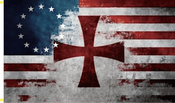 3x5 Betsy Ross Crusader Flag Economical