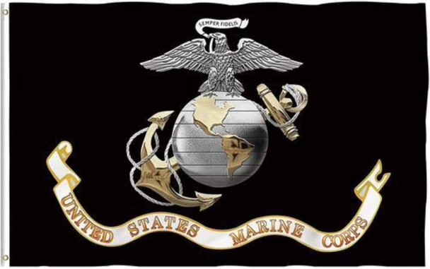 2x3 2'x3' EGA USMC Marines Marine Corps Flag Galvanized Pole Kit Eagle Top 2x3 2'x3' EGA USMC Marines Marine Corps Flag Galvanized Pole Kit Eagle Top