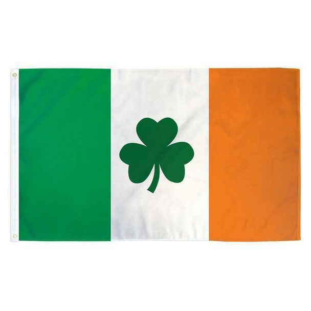 Ireland Shamrock Flag Nylon Printed - Made in USA