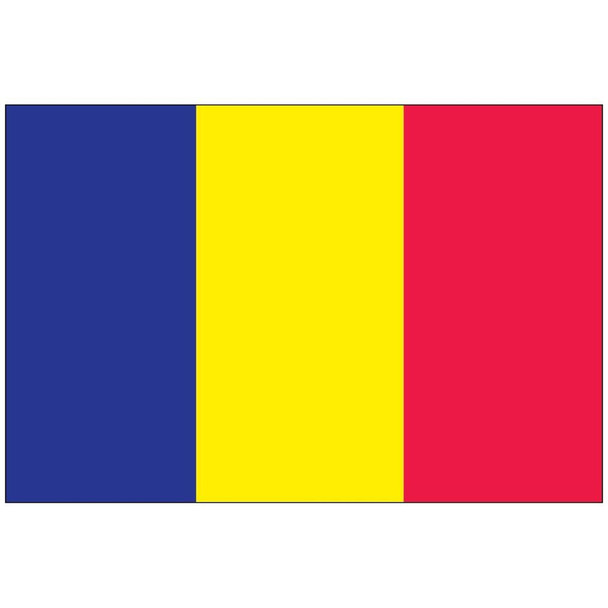 Andorra Flag (No Seal) - Outdoor Cut & Sewn Nylon - Made in USA