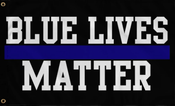 3'x5' Blue Lives Matter Thin Blue Line Flag - Rough Tex