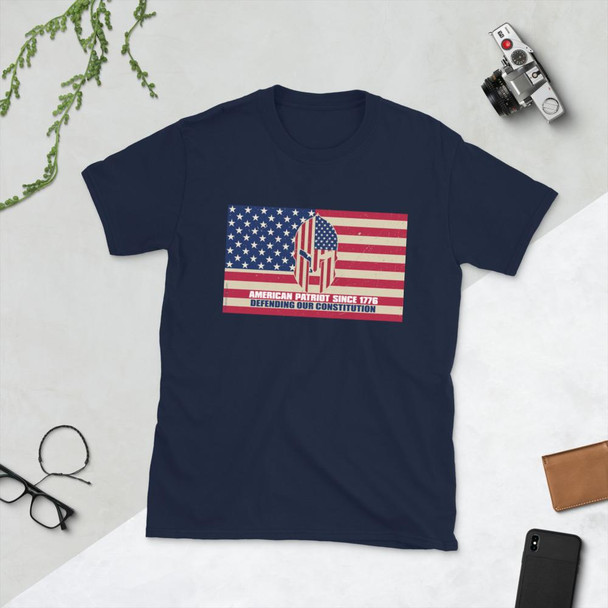 American Patriot Defending Our Constitution Short-Sleeve Unisex T-Shirt