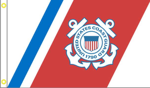 US Coast Guard Racing Stripe 3 X 5 ft. Standard