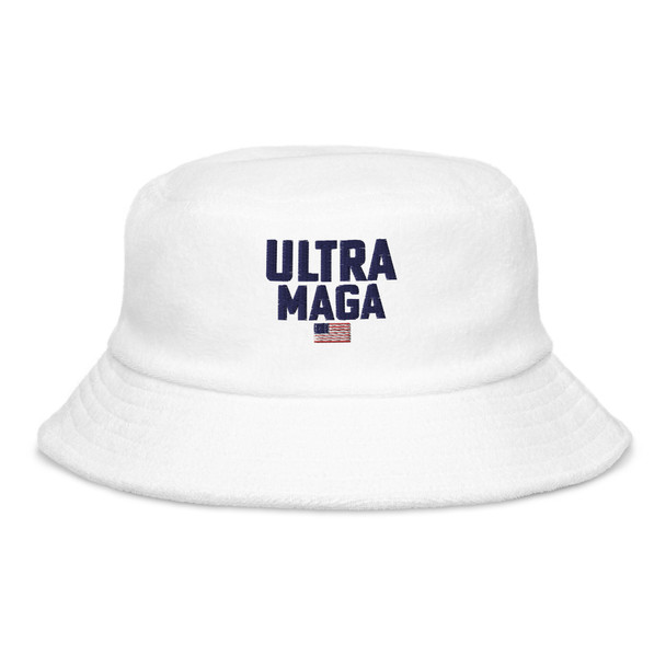 Ultra MAGA Terry cloth bucket hat