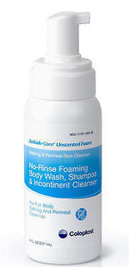 Coloplast Bedside-Care Unscented No-Rinse Foaming Shampoo And Bodywash, 8Oz, Pump Bottle Coloplast Bedside-Care Unscented No-Rinse Foaming Shampoo And Bodywash, 8Oz, Pump Bottle