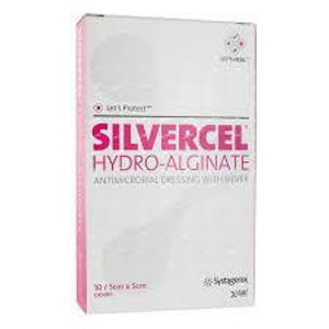 Johnson & Johnson Systagenix Silvercel Hydro-Alginate Antimicrobial Dressing With Silver 5Cm X 5Cm Johnson & Johnson Systagenix Silvercel Hydro-Alginate Antimicrobial Dressing With Silver 5Cm X 5Cm