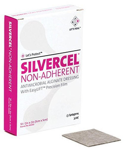 Johnson & Johnson Systagenix Silvercel Non-Adherent Hydro-Alginate Antimicrobial Dressing With Silver 5Cm X 5Cm Johnson & Johnson Systagenix Silvercel Non-Adherent Hydro-Alginate Antimicrobial Dressing With Silver 5Cm X 5Cm