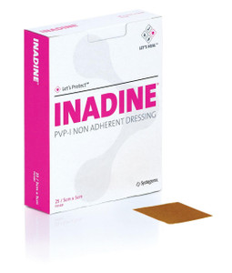 Johnson & Johnson Systagenix Inadine Pvp-I Non Adherent Dressing 5Cm X 5Cm Johnson & Johnson Systagenix Inadine Pvp-I Non Adherent Dressing 5Cm X 5Cm