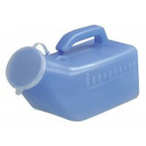 AMG Male Urinal W/ Cover, 1 Quart, Ea/1 AMG Male Urinal W/ Cover, 1 Quart, Ea/1