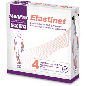 AMG Medpro Elastinet Size 4, For Large Hand, Arm, Leg, Foot, Latex Free, Ea/1 AMG Medpro Elastinet Size 4, For Large Hand, Arm, Leg, Foot, Latex Free, Ea/1