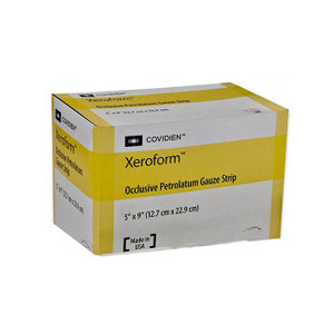 Covidien / Medtronic (Cs/4)Xeroform Petrolatum Gauze, 5In X 9In,Sterile,Non-Adherent Covidien / Medtronic (Cs/4)Xeroform Petrolatum Gauze, 5In X 9In,Sterile,Non-Adherent