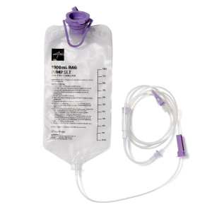 Medline Entraflo Pump Feeding Set W/ 1000Ml Bag & Attached Enfit Tube Connector Medline Entraflo Pump Feeding Set W/ 1000Ml Bag & Attached Enfit Tube Connector