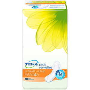 Essity Tena Intimates Ultimate Pads W/ Adhesive Strip Triple Protection 16" Essity Tena Intimates Ultimate Pads W/ Adhesive Strip Triple Protection 16"