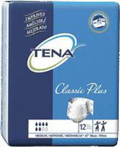 Tena Classic Plus Brief, Large Size 48In-59In Tena Classic Plus Brief, Large Size 48In-59In