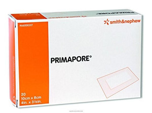 Smith & Nephew Primapore Low-Adherent Post-Op Island Dressing, Size 25Cm X 10Cm Smith & Nephew Primapore Low-Adherent Post-Op Island Dressing, Size 25Cm X 10Cm