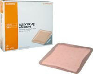 Smith & Nephew Allevyn Ag Adhesive Dressing, Size 7.5Cm X 7.5Cm 