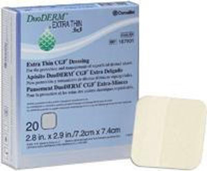Convatec Duoderm Extra Thin Cgf Hydrocolloid Dressing, Sterile, 5Cm X 20Cm (2In X 8In) 