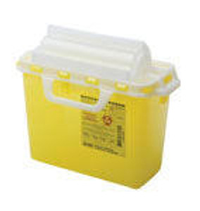 Becton Dickinson Collector Sharps Nestable 7.6 Ltr Ylw Horiz Drop Ea 