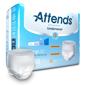 Attends Advanced Underwear, Large Attends Advanced Underwear, Large