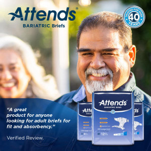 Attends Bariatric Briefs, Xxx Large Attends Bariatric Briefs, Xxx Large