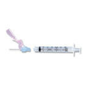 Becton Dickinson Syringe Eclipse With Detach Needle Safety 21G X 1In 3Ml Luer-Lok Becton Dickinson Syringe Eclipse With Detach Needle Safety 21G X 1In 3Ml Luer-Lok