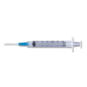 Becton Dickinson Syringe & Needle Hypo 3Cc 20X1.5In L/L 