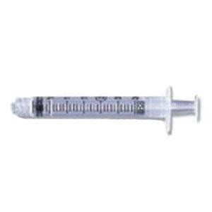 Becton Dickinson Syringe Hypodermic Plastic 3Cc Luer Lok Tip Sterile 