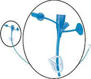 Ballard Kimberly Clark Mic-Key Ext Set 24In, Right Angle, Non-Bolus, 2-Port Y & Clamp Ballard Kimberly Clark Mic-Key Ext Set 24In, Right Angle, Non-Bolus, 2-Port Y & Clamp