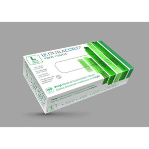 Viedera Duracore Vinyl Examination Gloves, Non Powdered, Large Viedera Duracore Vinyl Examination Gloves, Non Powdered, Large