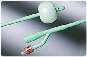 Bard Silastic 2-Way Short Round-Tip 2 Opposing Eyes Foley Catheter 22Fr 5Cc 