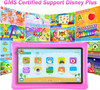 BENEVE Kids Tablets 7 inch HD Display Android Tablet for Kids Toddler Tablet Kids Edition Tablet with WiFi Bluetooth Dual Camera Childrens Tablets 2GB + 16GB Parental Control,Google Play Store(Pink)