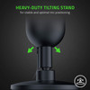 Razer Seiren Mini USB Condenser Microphone: for Streaming and Gaming on PC - Professional Recording Quality - Precise Supercardioid Pickup Pattern - Tilting Stand - Shock Resistant