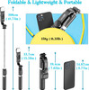 Portable 41 Inch Selfie Stick Phone Tripod with Wireless Remote Extendable Tripod Stand 360 Rotation Compatible with iPhone 14 13 12 11 pro Xs Max Xr X 8 7 6 Plus, Android Samsung Smartphone