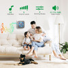 SURFOU Wireless Doorbell Waterproof, 1,300 ft Long Range Cordless Battery Operated, Wall Plug in Electric Door Chime Kit with 55 Melodies 5 Volume to Choose, LED Door Entry Bell, Black