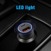 Hoppac USB Cigarette Lighter, PD&QC Car Charger, iPhone Car Charger PD 20W Fast Charging, QC 18W Fast USB Car Cigarette Lighter Charger, Mini Car Charger with iPhone 14/13/12/Samsung Galaxy