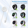 Charger Compatible with Google Pixel Watch 3/Pixel Watch 2, Magnetic Charging Dock with 3.3FT/1M USB-C Charging Cable Cord for Fitbit Ace LTE/Versa 4/Versa 3/Sense 2/Sense, White Charger Compatible with Google Pixel Watch 3/Pixel Watch 2, Magnetic Charging Dock with 3.3FT/1M USB-C Charging Cable Cord for Fitbit Ace LTE/Versa 4/Versa 3/Sense 2/Sense, White