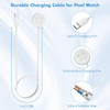 Charger Compatible with Google Pixel Watch 3/Pixel Watch 2, Magnetic Charging Dock with 3.3FT/1M USB-C Charging Cable Cord for Fitbit Ace LTE/Versa 4/Versa 3/Sense 2/Sense, White Charger Compatible with Google Pixel Watch 3/Pixel Watch 2, Magnetic Charging Dock with 3.3FT/1M USB-C Charging Cable Cord for Fitbit Ace LTE/Versa 4/Versa 3/Sense 2/Sense, White
