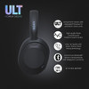 Sony ULT WEAR Over Ear Wireless Noise Cancelling Headphones with ULT POWER SOUND, Ultimate Deep Bass, Clear Call Quality, Up to 30hr Battery Life, Alexa & Google Assistant, IOS & Android - Black Sony ULT WEAR Over Ear Wireless Noise Cancelling Headphones with ULT POWER SOUND, Ultimate Deep Bass, Clear Call Quality, Up to 30hr Battery Life, Alexa & Google Assistant, IOS & Android - Black