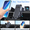 Blukar Car Phone Holder, Air Vent Car Phone Mount Cradle for 360° Rotation, Upgraded Ultra Stable Hook Clip - One Button Release Function for iPhone, Galaxy All 4.0''-7.0'' Smartphones Blukar Car Phone Holder, Air Vent Car Phone Mount Cradle for 360° Rotation, Upgraded Ultra Stable Hook Clip - One Button Release Function for iPhone, Galaxy All 4.0''-7.0'' Smartphones