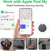 Air Tracker Tags Bluetooth Item Finder-4Pack,Compatible with Apple Find My APP (iOS Only) Replaceable Battery, IP67 Waterproof, Suitable for Luggage, Bags, Wallets, Backpacks, Keys Tracking Tag, Black Air Tracker Tags Bluetooth Item Finder-4Pack,Compatible with Apple Find My APP (iOS Only) Replaceable Battery, IP67 Waterproof, Suitable for Luggage, Bags, Wallets, Backpacks, Keys Tracking Tag, Black
