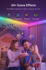 Govee 20M RGB LED Strip Light with Segment Control, Music Sync, 64 Scene Modes, APP Controllable Color-Changing, for Bedroom, 2 Rolls of 10m Strips [Energy Class G]