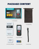 Laser Measure Device 50M, MiLESEEY Laser Distance Meter With 2 Spirit Level Bubbles, ±2mm Accuracy, 2 inch LCD Backlight, Pythagorean Mode, Measure Distance, Area/Volume Calculation