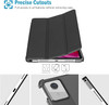 ProCase Case for 11 Inch Lenovo Tab M11 2024 with Pen Holder, Ultra Thin & Lightweight Smart Case Cover - Black