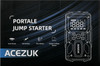 ACEZUK Car Battery Starter, 7000 A & 150 PSI Car Jump Starter with Portable Air Compressor (All Gas or 10.0L Diesel) 12 V Jump Start,2 Lights/3.4 Inch LCD Display