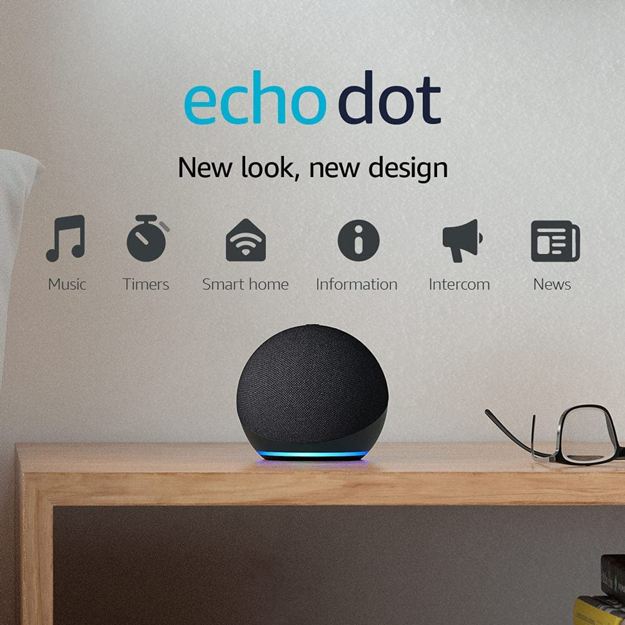 Echo (4th Gen) With premium sound, smart home hub, and