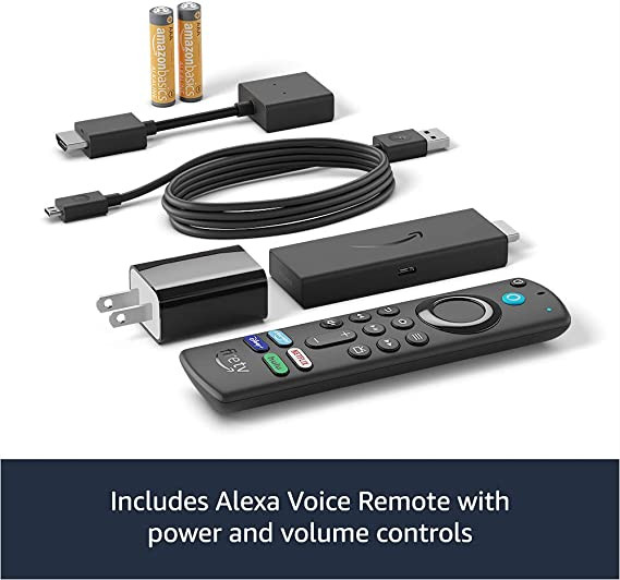 Fire TV Stick 4K with Alexa Voice Remote (includes TV controls)