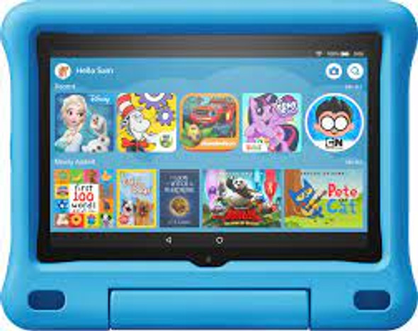 All-new Amazon Fire HD 8 Kids tablet, 8" HD display, with age-appropriate curated content and easy-to-use Parent Dashboard, 32 GB, (2022 release), Blue