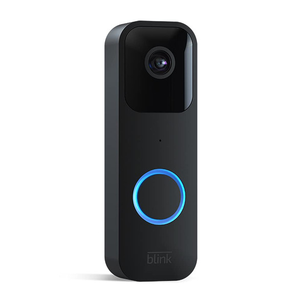 Blink Video Doorbell | Two-Way Audio, HD Video, Doorbell and Motion Notifications in the App, with Alexa Integration | Easy Cable or Wireless Installation (Black)
