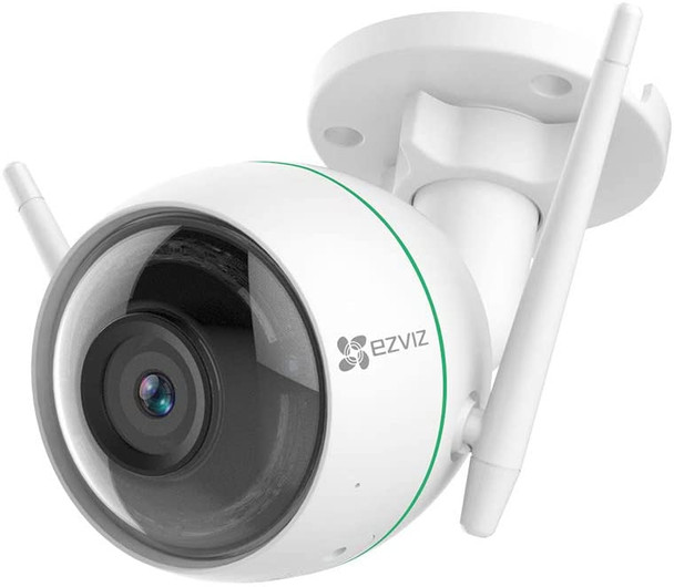 Ezviz C3WN Outdoor Surveillance Camera, 1080P, WiFi IP Camera with 30 m Night Vision, Motion Detection, IP66 Waterproof, Supports up to 256G SD Card, Compatible with Alexa, Google Home, IFTTT
