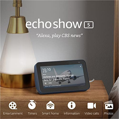 All-new  Echo Show 5 (2021 release) 2nd Gen Smart Display with Alexa  and 2MP Camera - GeeWiz